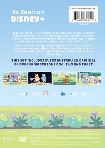 Bluey: Seasons 1-3 (DVD)