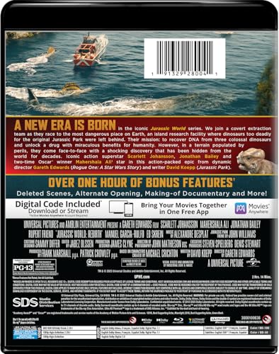 Jurassic World Rebirth (4K Ultra HD + Blu-ray + Digital)