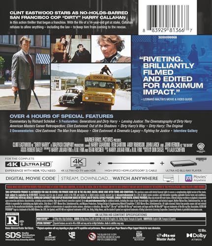 Dirty Harry (4K Ultra HD + Digital)