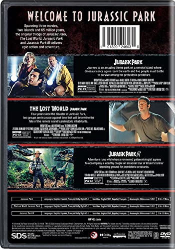 Jurassic Park Trilogy (Jurassic Park / The Lost World: Jurassic Park / Jurassic Park III) [DVD]