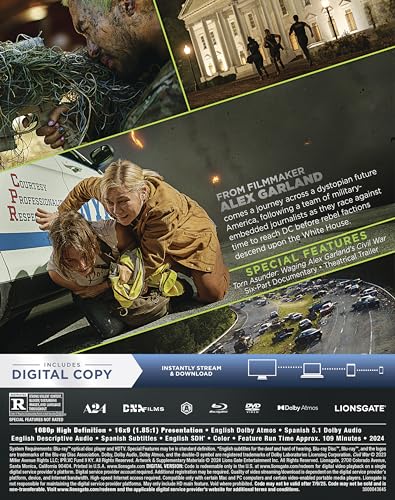 Civil War - DVD, BLURAY, Digital