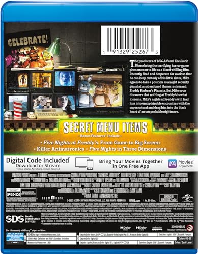 Five Nights at Freddy's (Blu-ray + DVD + Digital)