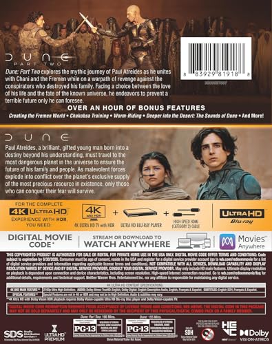Dune 2-Film Collection (4K Ultra + Digital)