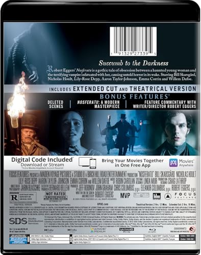 Nosferatu - Extended Cut 4K Ultra HD + Blu-ray + Digital [4K UHD]
