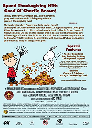 A Charlie Brown Thanksgiving 40th Anniversary Deluxe Edition (DVD)