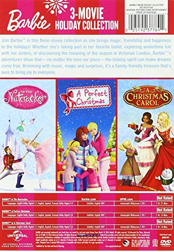 Barbie: 3-Movie Holiday Collection (Barbie: A Perfect Christmas / Barbie in a Christmas Carol / Barbie in the Nutcracker) [DVD]
