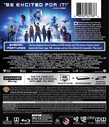 Ready Player One (4K Ultra HD + Blu-ray)