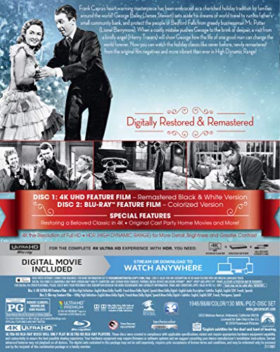 It's a Wonderful Life (4K UHD + Blu-ray + Digital)