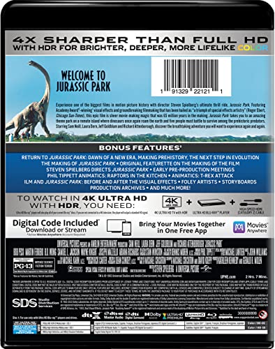 Jurassic Park - 4K Ultra HD + Blu-ray + Digital [4K UHD]