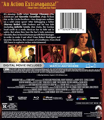 From Dusk Till Dawn (Blu-ray + Digital)