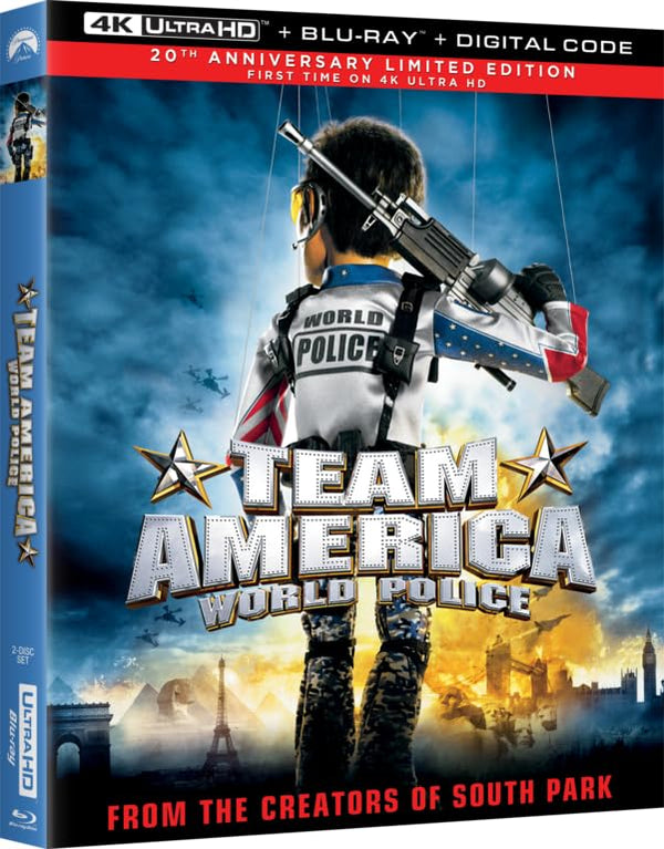 Team America: World Police [4K UHD + Blu-Ray + Digital Copy]