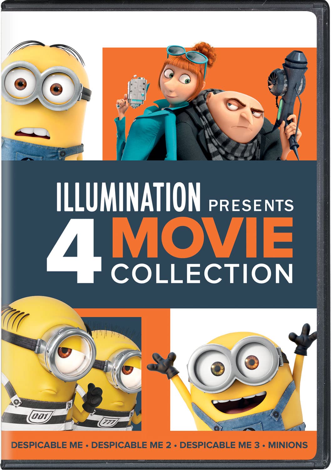 Illumination Presents: 4-Movie Collection (Despicable Me / Despicable Me 2 / Despicable Me 3 / Minions) [DVD]