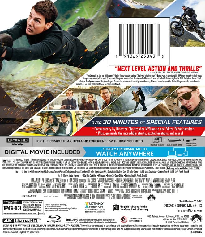 Mission:Impossible - Dead Reckoning [4K UHD]