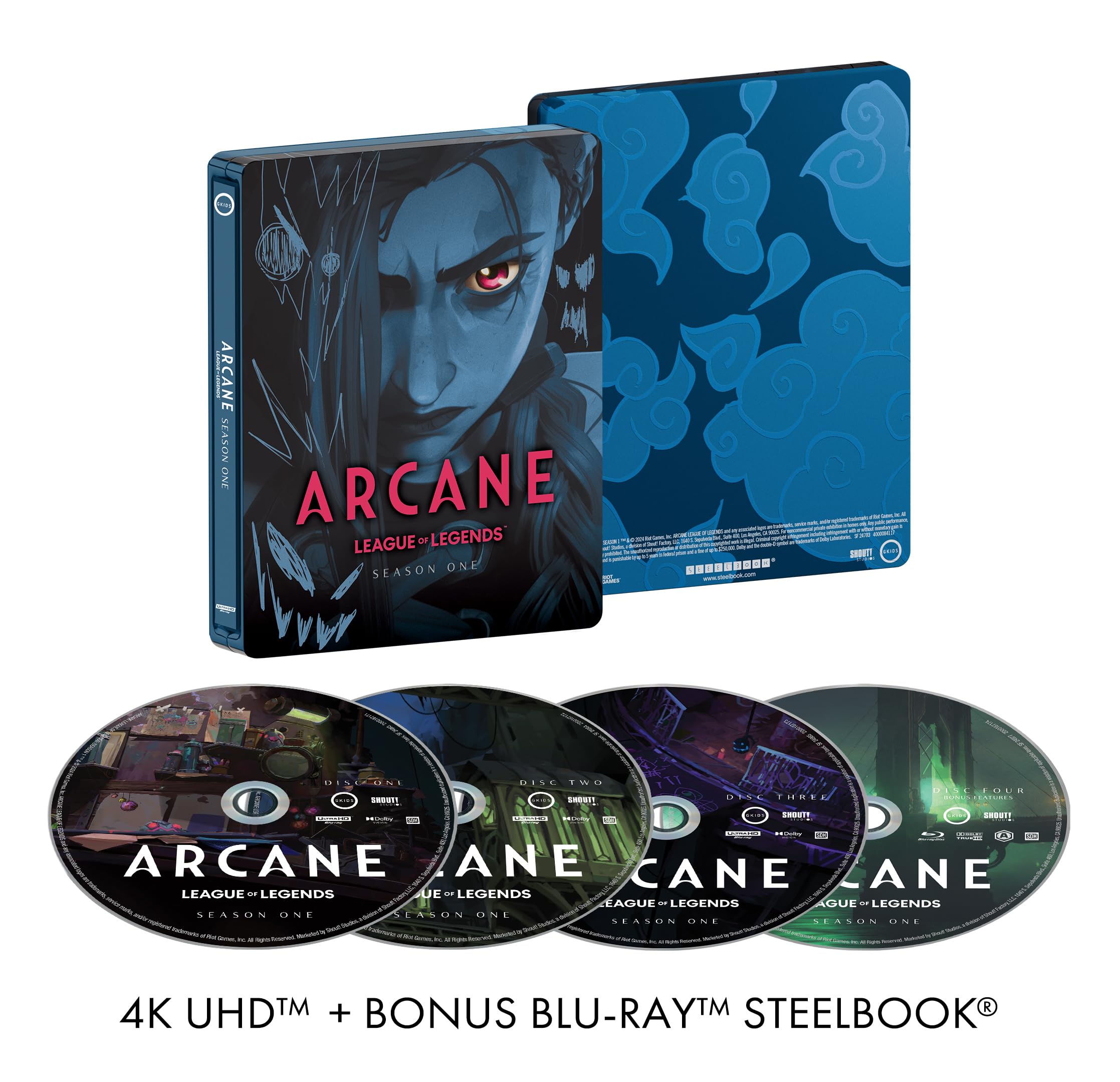 Arcane: League of Legends - Season One Limited Edition Steelbook [4K] [4K UHD]