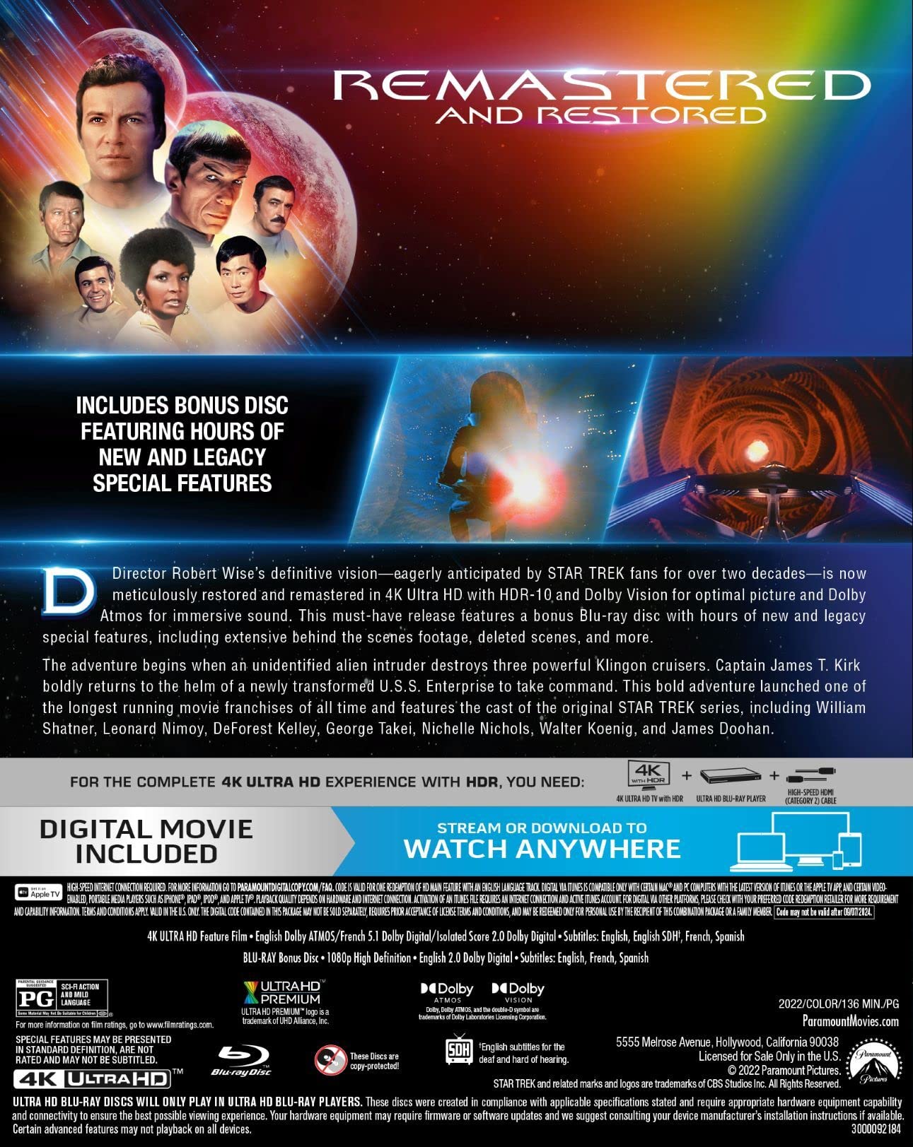 Star Trek: The Motion Picture - The Director's Edition [4K UHD]