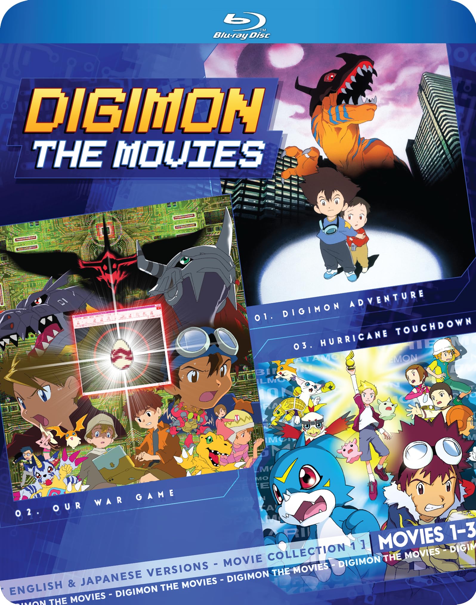 Digimon The Movies 1-3 Collection [Blu-ray]