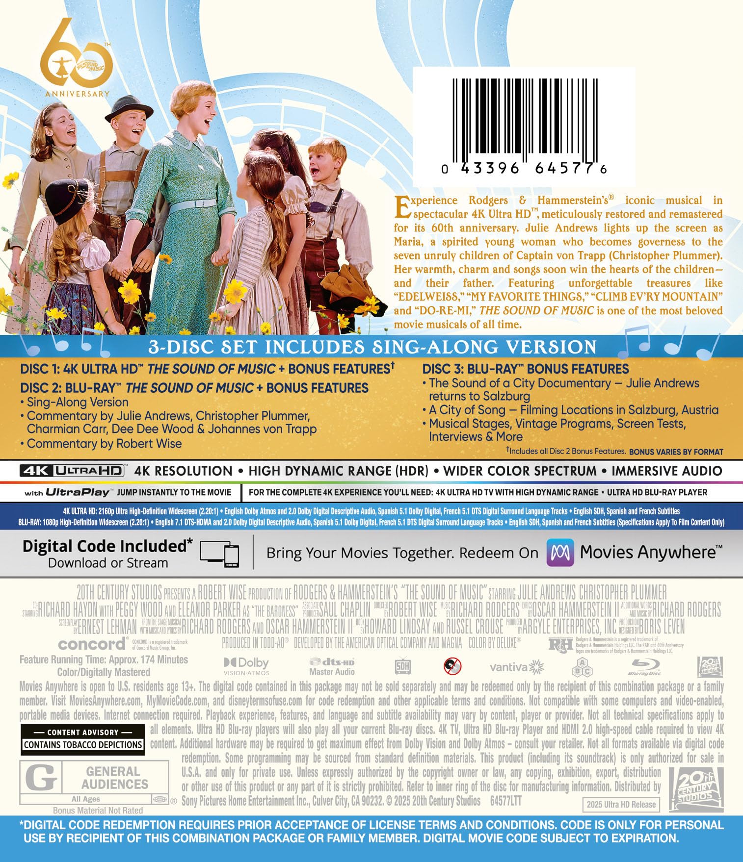 The Sound of Music - 4K + Blu-ray + Digital