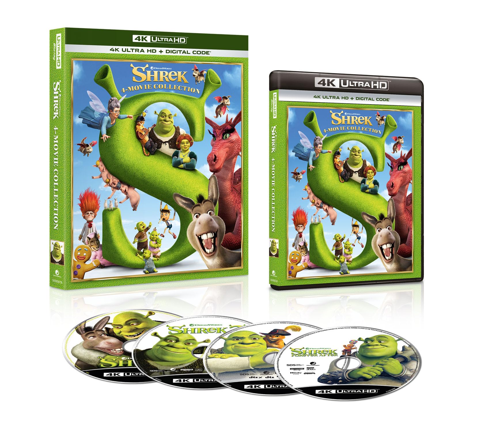 Shrek 4-Movie Collection - 4K Ultra HD + Digital [4K UHD]