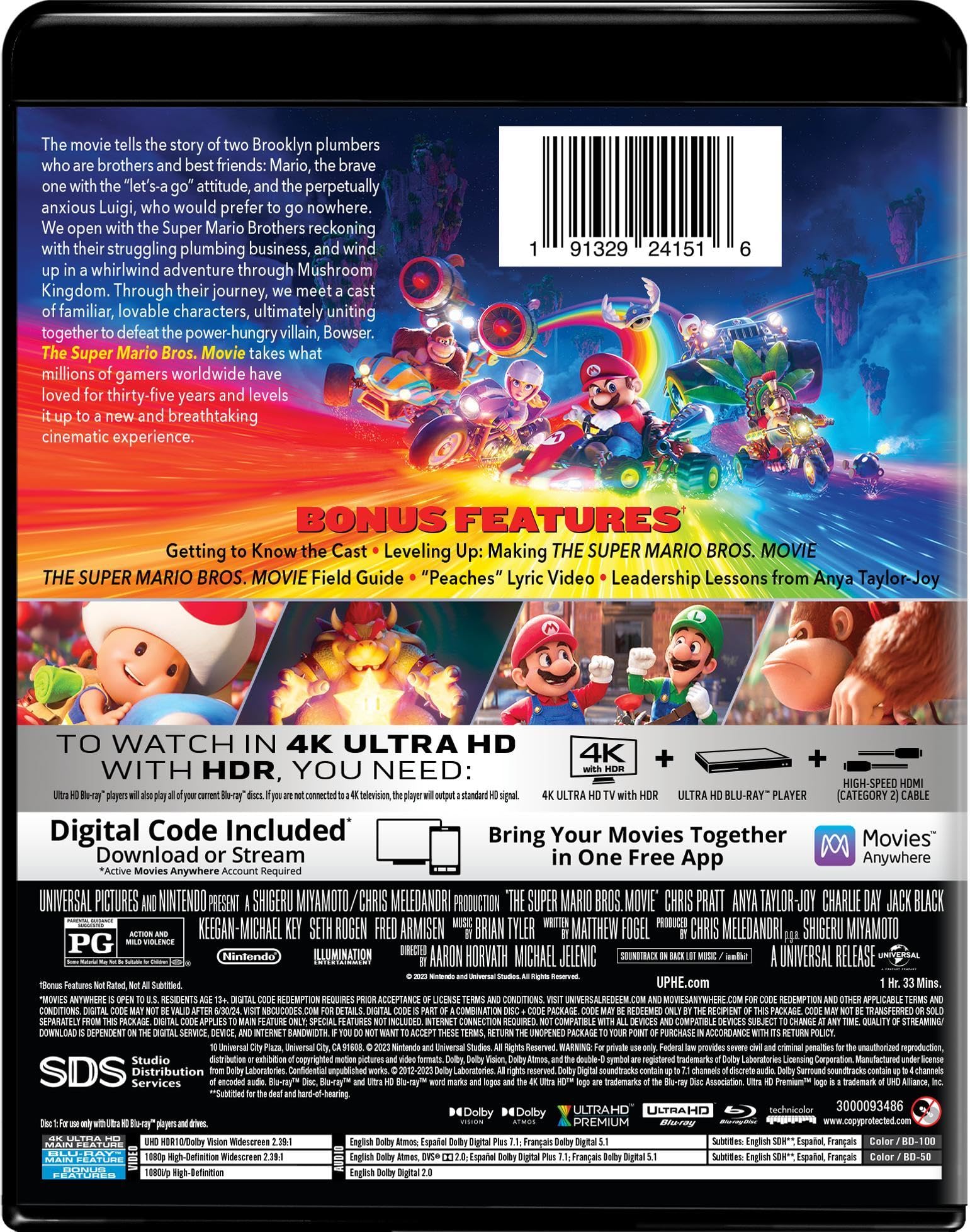 The Super Mario Bros. Movie - Power Up Edition 4K Ultra HD + Blu-ray + Digital [4K UHD]