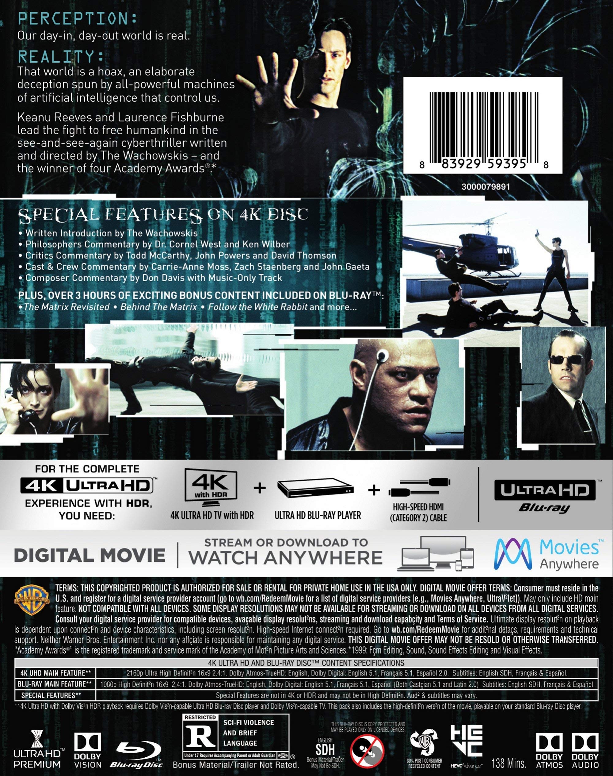 The Matrix (4K Ultra HD) [4K UHD]