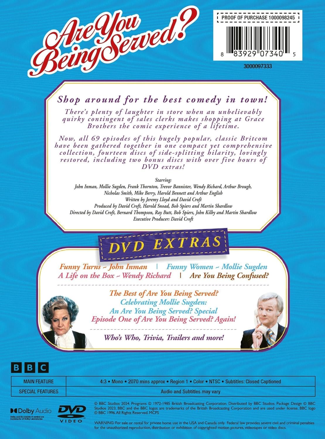 Are You Being Served? – The Complete Series DVD