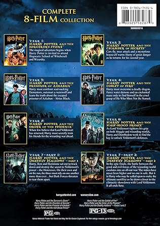 Harry Potter: The Complete 8‑Film Collection DVD