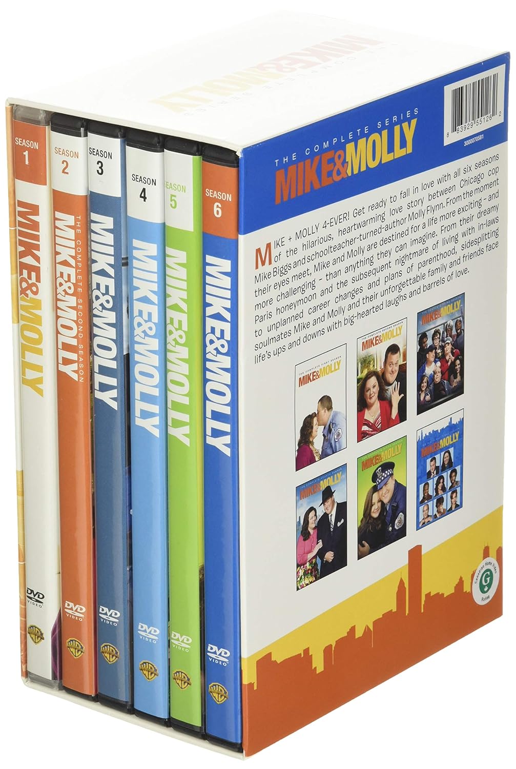 Mike & Molly – The Complete Series (DVD, NTSC) | 17 Discs | Comedy TV Box Set