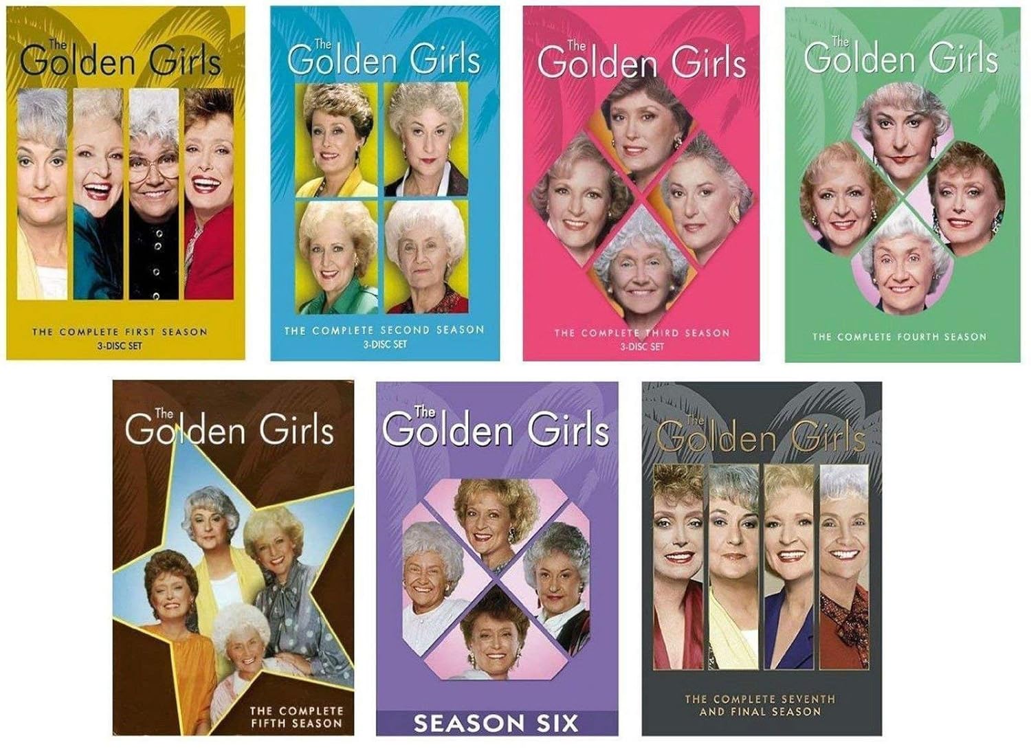The Golden Girls – The Complete Series (DVD, NTSC) | Seasons 1-7 | Classic Comedy Box Set