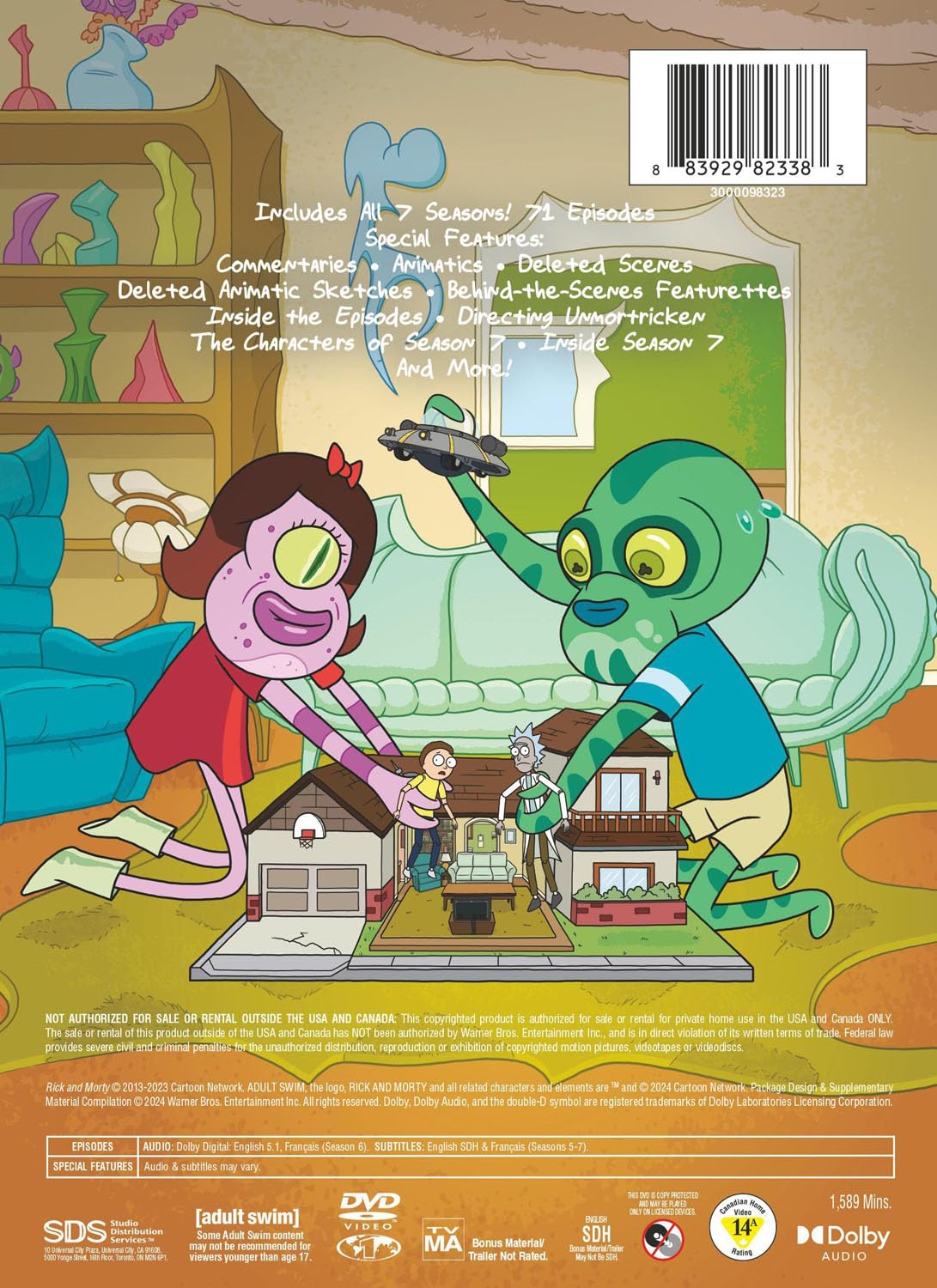 Rick and Morty – Complete Seasons DVD